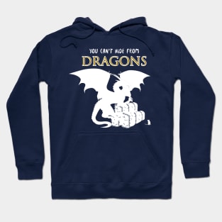 Barn Hunt Dragon - white Hoodie